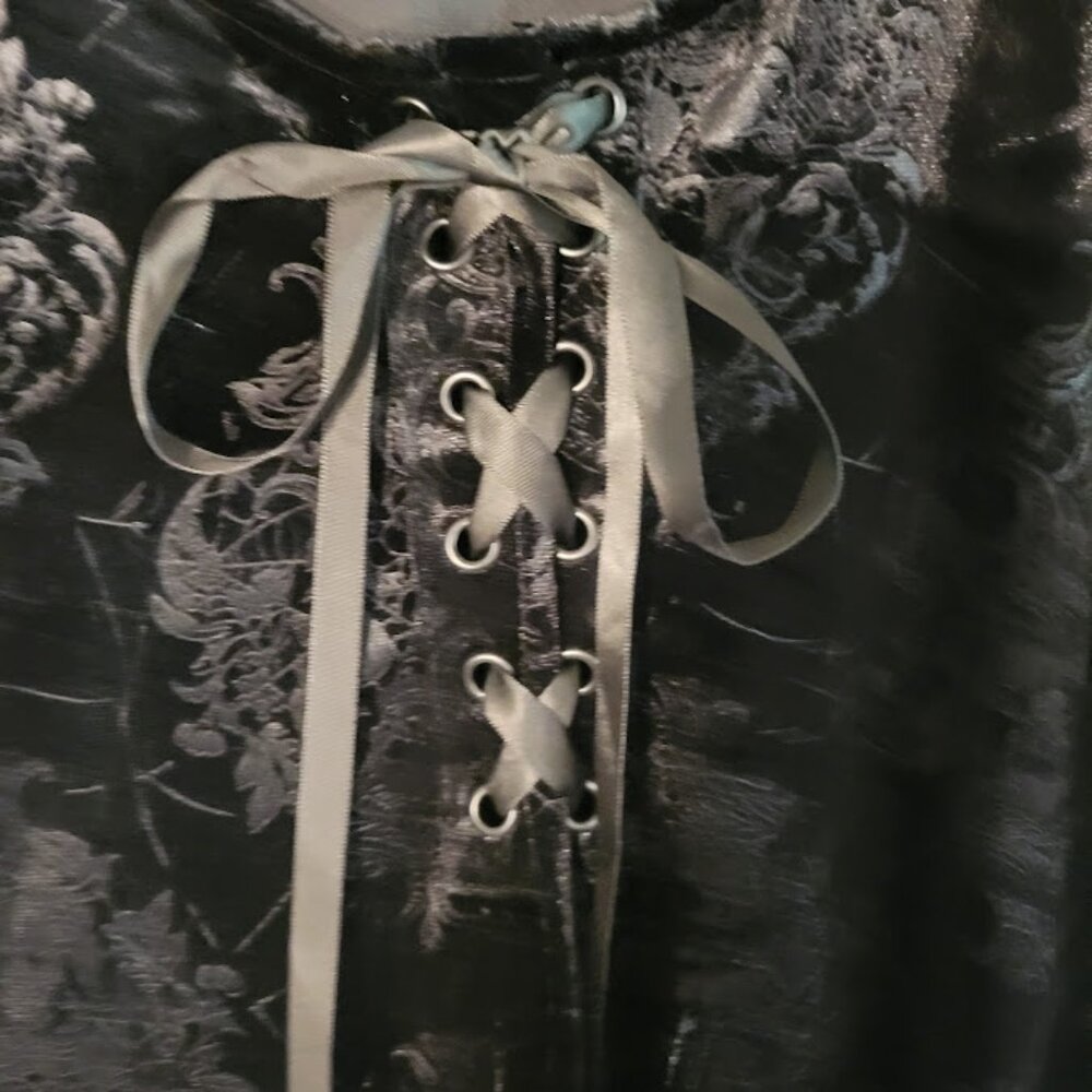 Torrid A-line Goth dress Size 5x Plus Host Pick - Picture 3 of 7